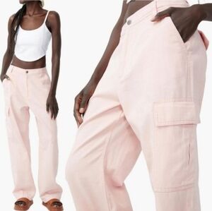 Beautiful Baby Pink Cotton On, Loose Cargo Pants